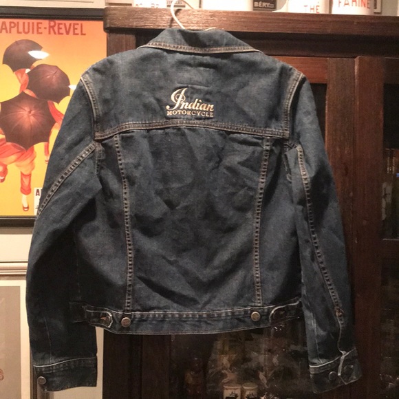 Indian Motorcycle Jean Jacket | Poshmark